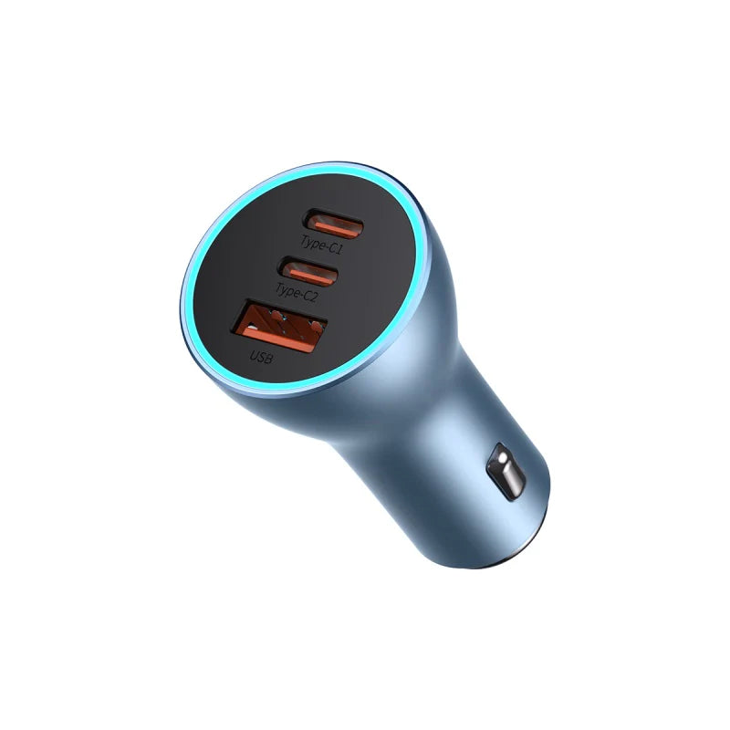 Baseus Golden Contactor Pro Triple Fast Charger Car Charger 65W U+C+C