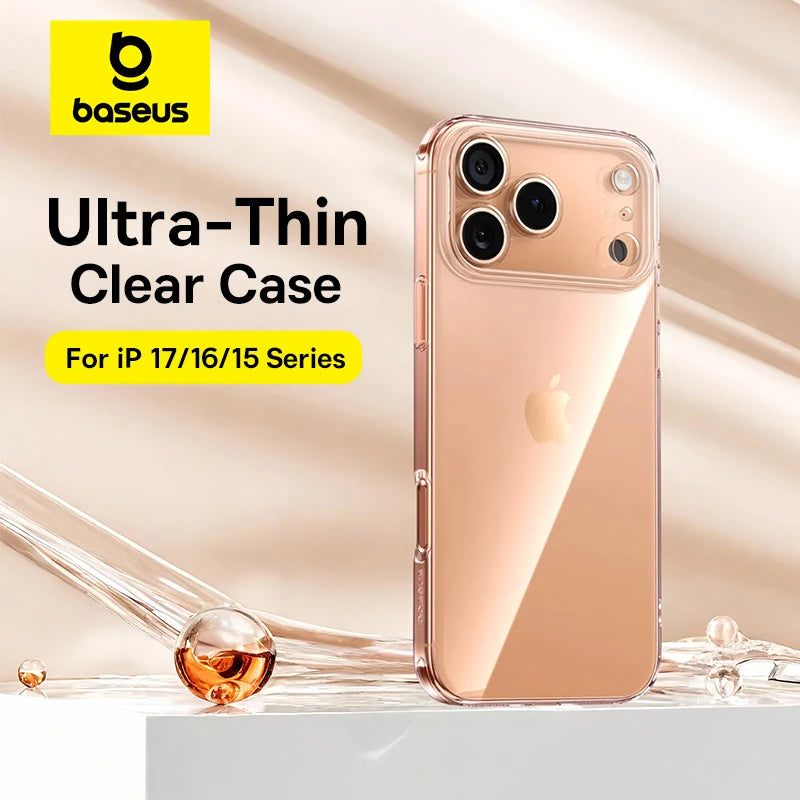 Baseus Simple Phone Case for iPhone 17 Series Clear