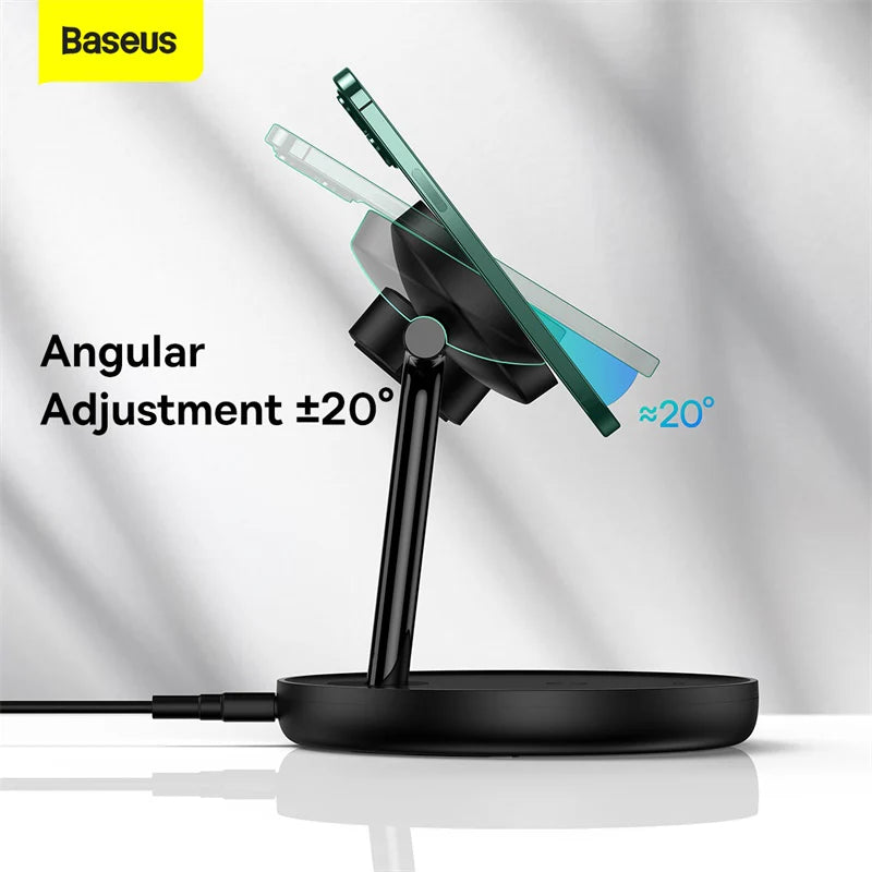 Baseus Swan 3-in-1 Wireless Magnetic Charging Bracket 20W Black Universal version