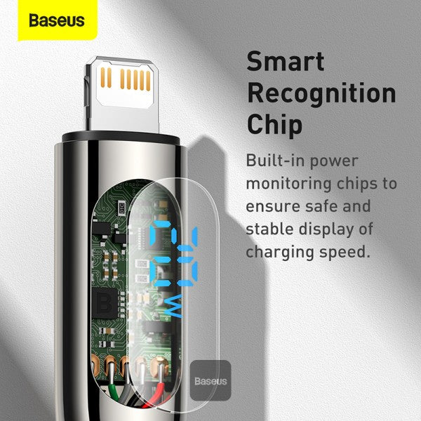 Baseus Display Fast Charging Data Cable Type-C to  IP 20W