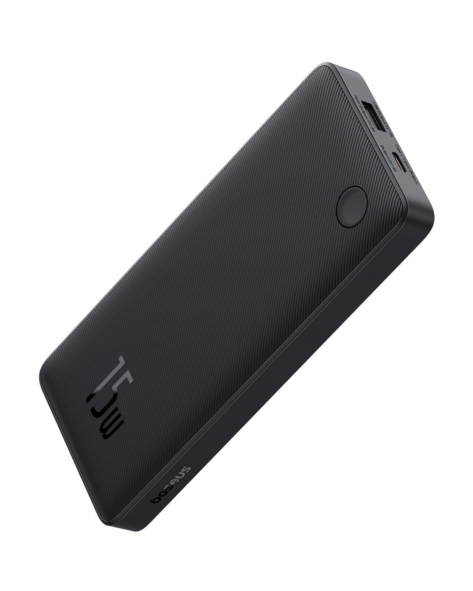 Baseus Airpow Lite Power Bank 10000mAh 15W (With Simple Series Data Cable USB to Type-C 30cm)