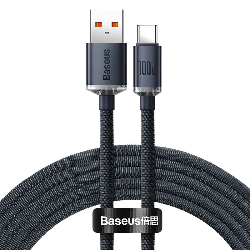 Baseus Crystal Shine Series Fast Charging Data Cable USB to Type-C 100W