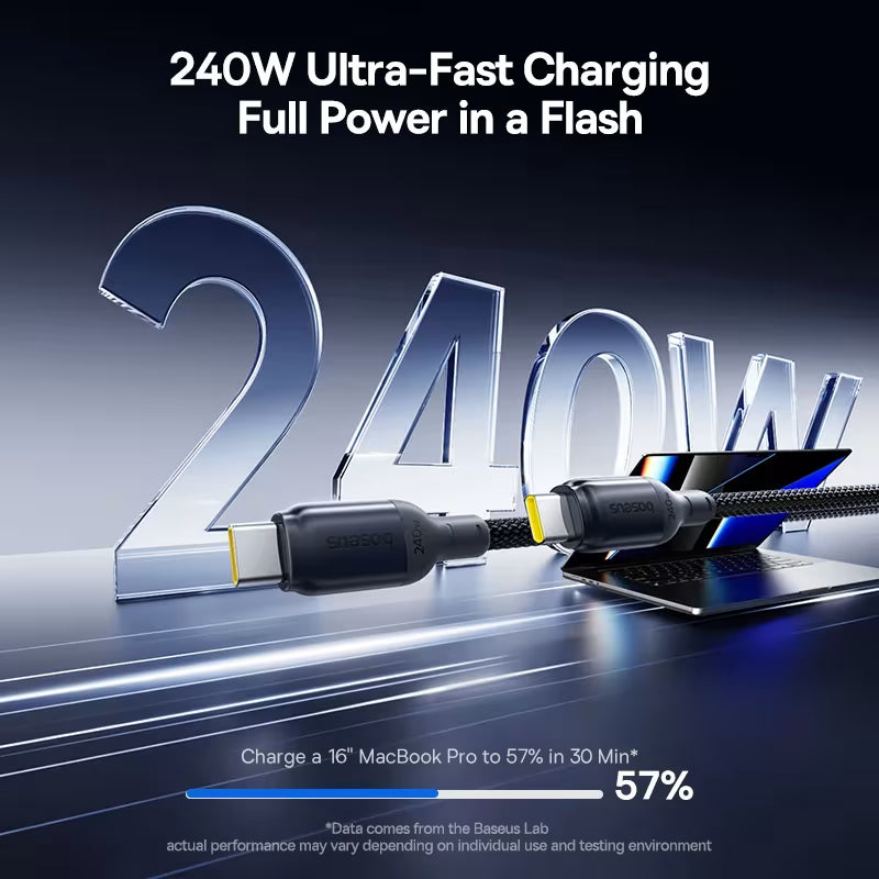 Baseus PicoGo Fast Charging Data Cable USB-C to USB-C 240W