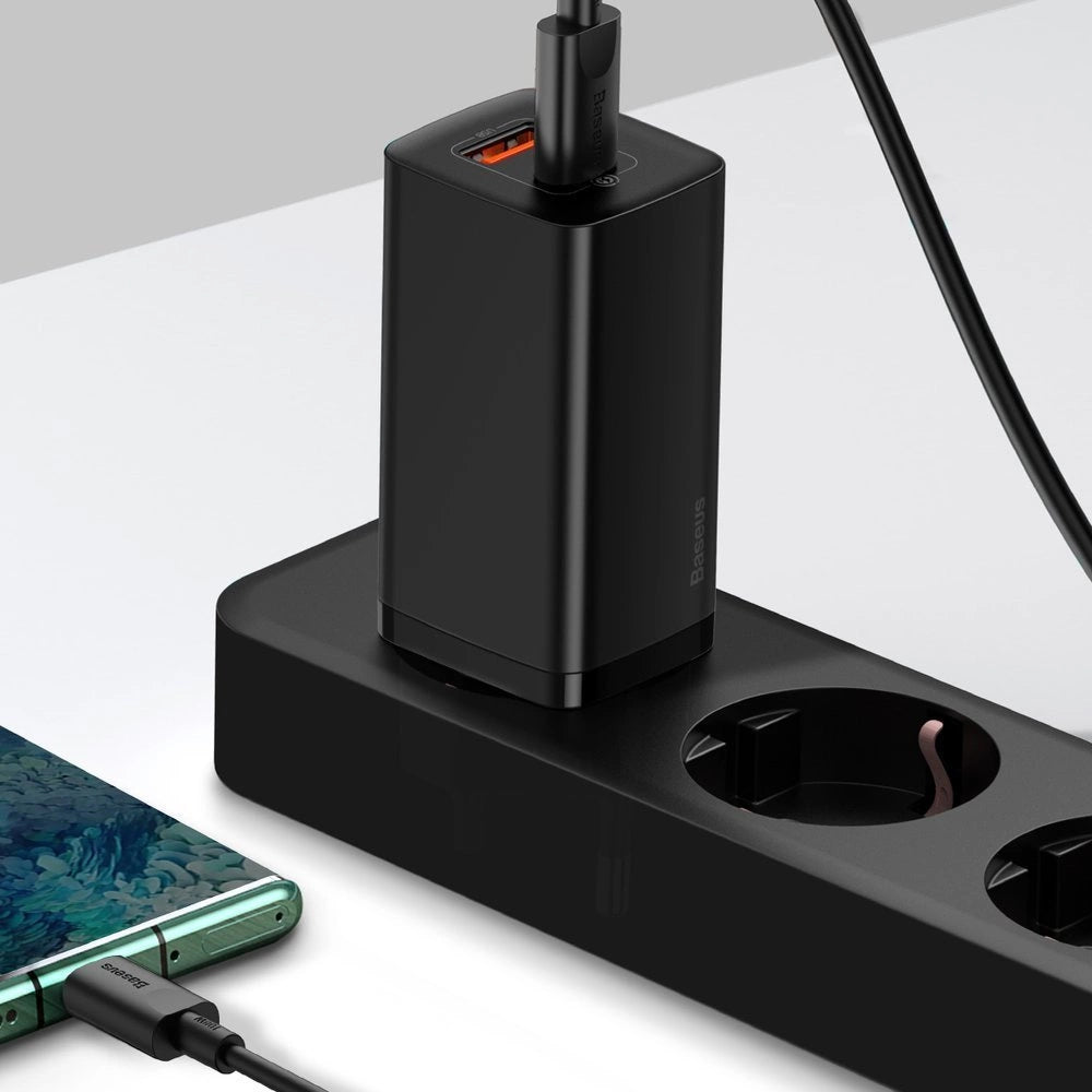 Baseus GaN2 lite Fast Charger C+U 65W CN (SUPER VOOC)