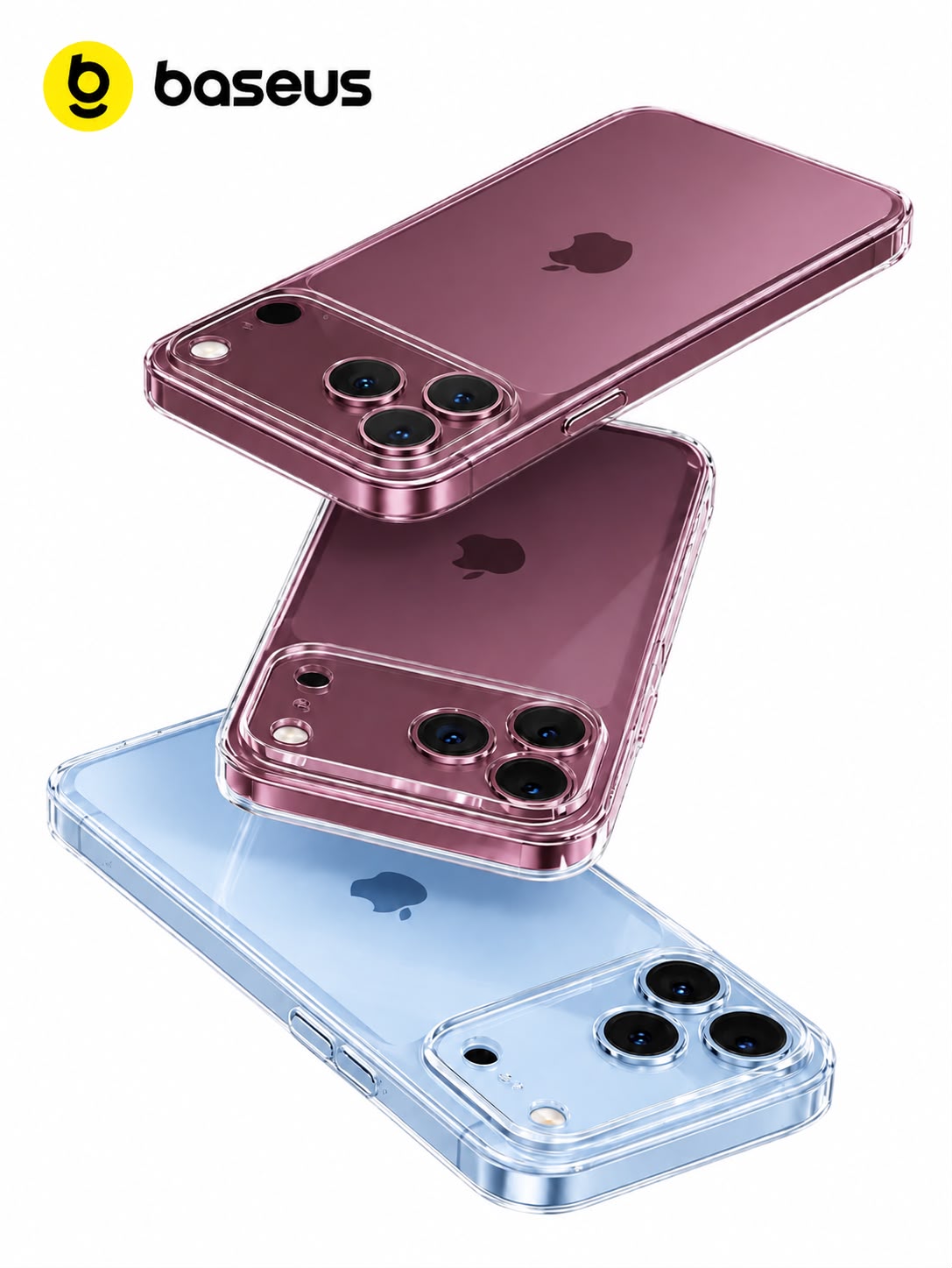Baseus Simple Phone Case for iPhone 18 Series Clear