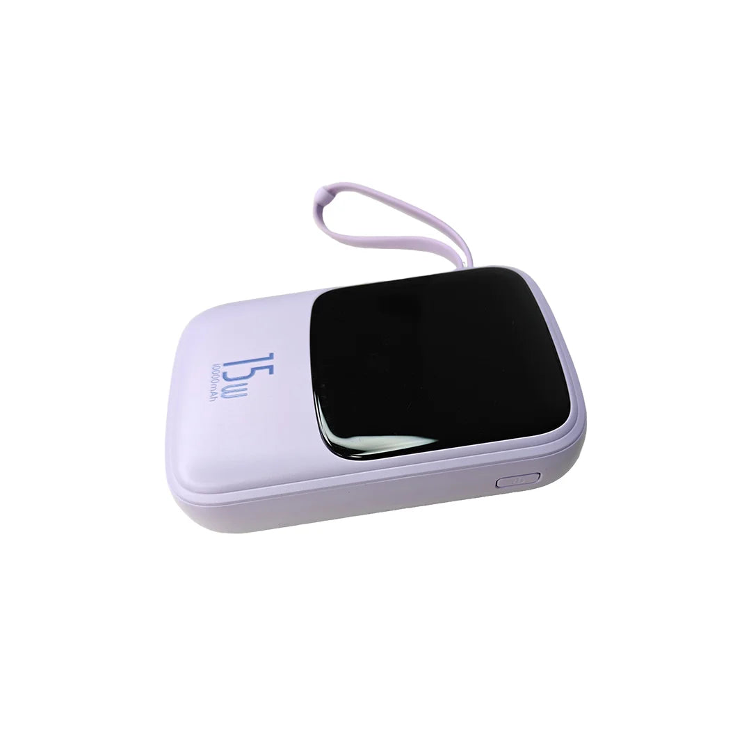 Baseus Qpow Digital Display 3A 15W 10000mAh Power Bank with Type-C Cable