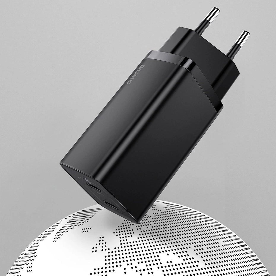 Baseus GaN2 lite Fast Charger C+U 65W CN (SUPER VOOC)