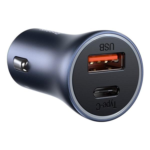 Baseus Golden Contactor Pro Dual Quick Car Charger U+C 40w