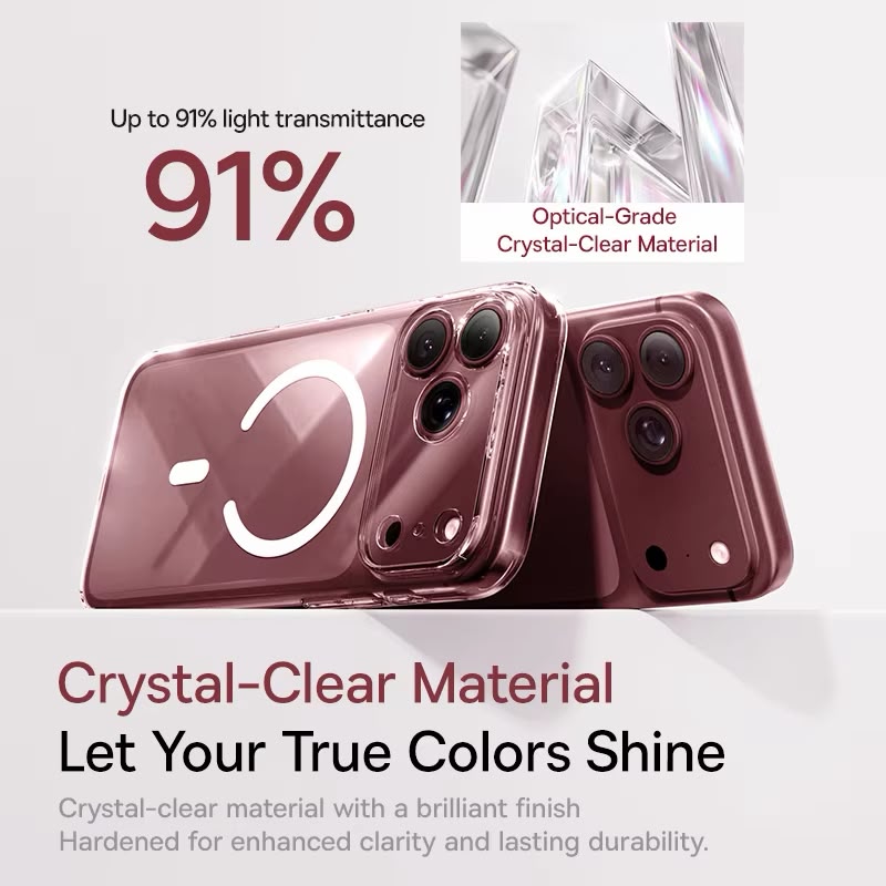 Baseus Crystal Slim Phone Case for iPhone 18 Series
