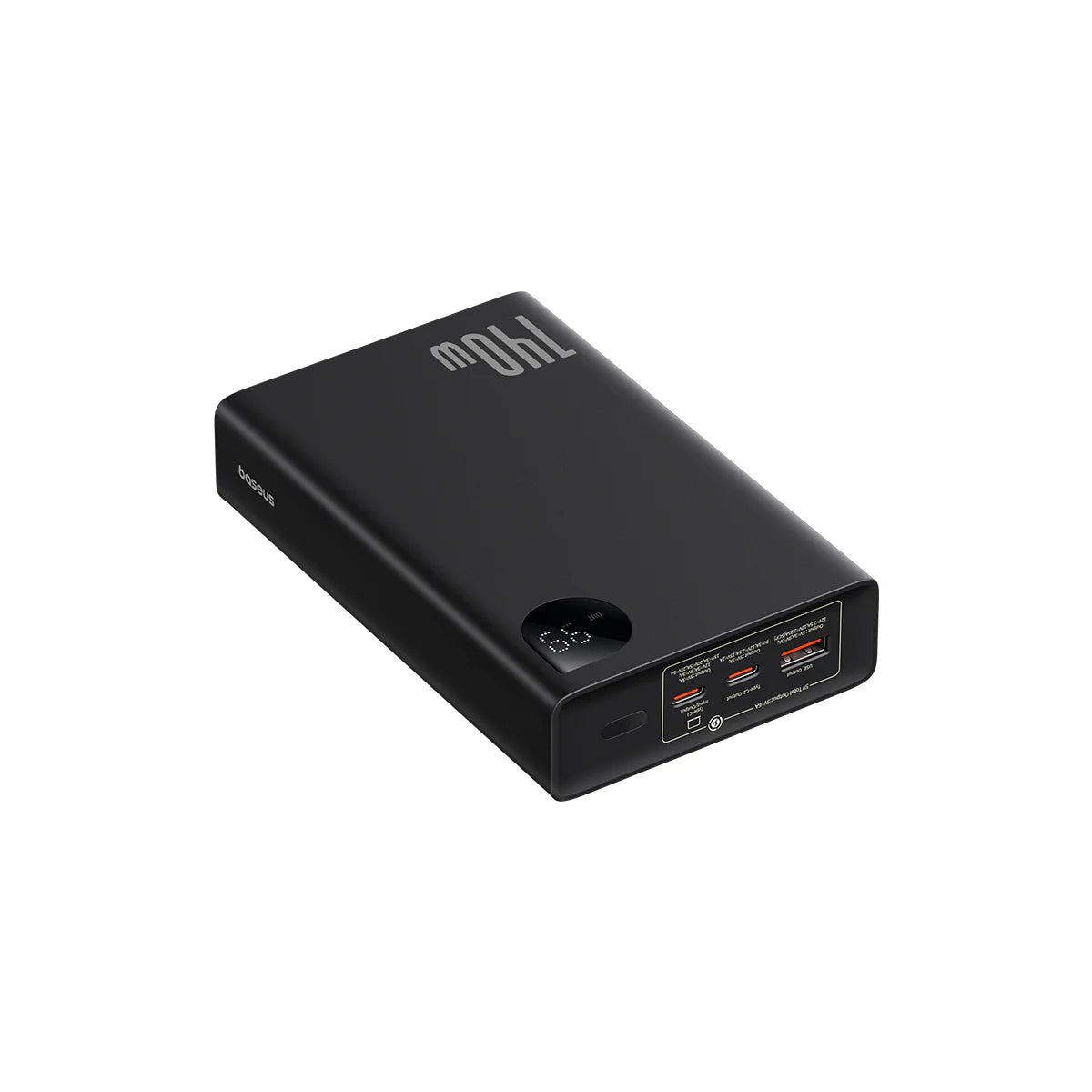 Baseus Adaman  Digital Display Fast Charge Power Bank 24000mAh 140W（With Superior Series Fast Charging Data Cable Type-C to Type-C 240W (48V/5A) 1m Black）