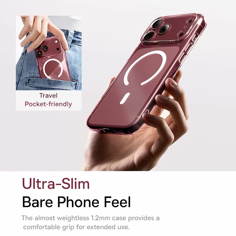 Baseus Crystal Slim Phone Case for iPhone 18 Series