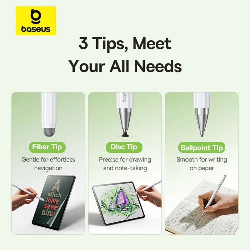 Baseus 3-in-1 Multifunctional Non-magnetic Stylus