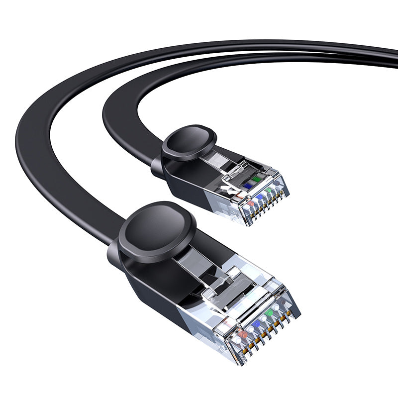 Baseus High Speed Six types of RJ45 Gigabit network cable (flat cable) Black