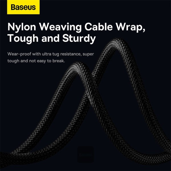 Baseus StarSpeed 1-for-3 Fast Charging Data Cable USB to M+L+C 3.5A 1.2m