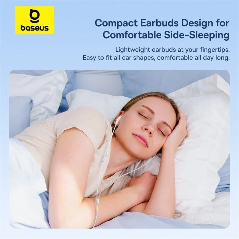 Baseus Encok Type-C lateral in-ear Wired Earphone CZ19