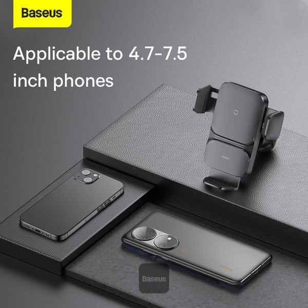 Baseus Wisdom Auto Allignment Car Mount Wireless Charger 15W (Air Vent Type)
