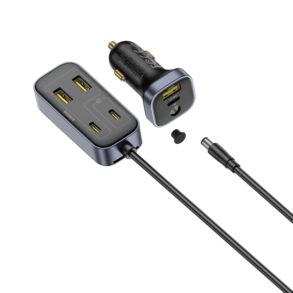 Baseus Backseatpal L1 In-Vehicle Cigarette Lighter Car Charger 3U+3C