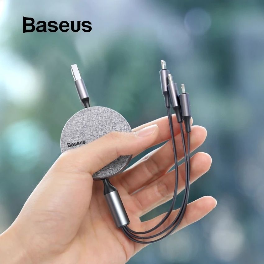 Baseus Fabric 3-in-1 Flexible Fast Charging Cable