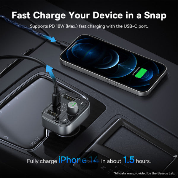 Baseus S-09 Pro Series Car FM Transmitter
