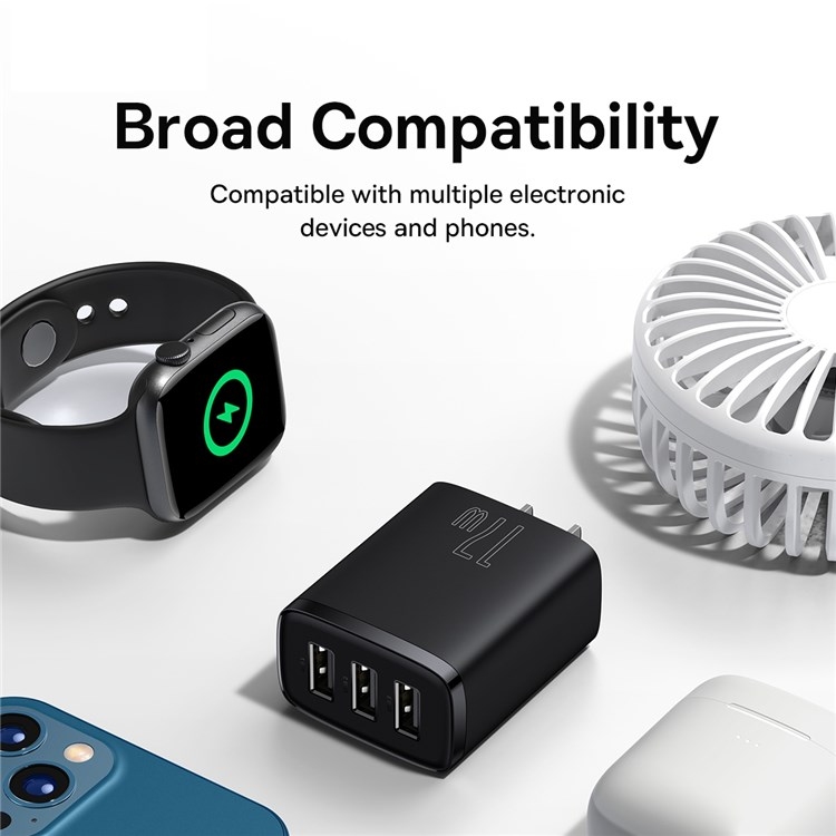 Baseus Compact Charger 3U 17W CN
