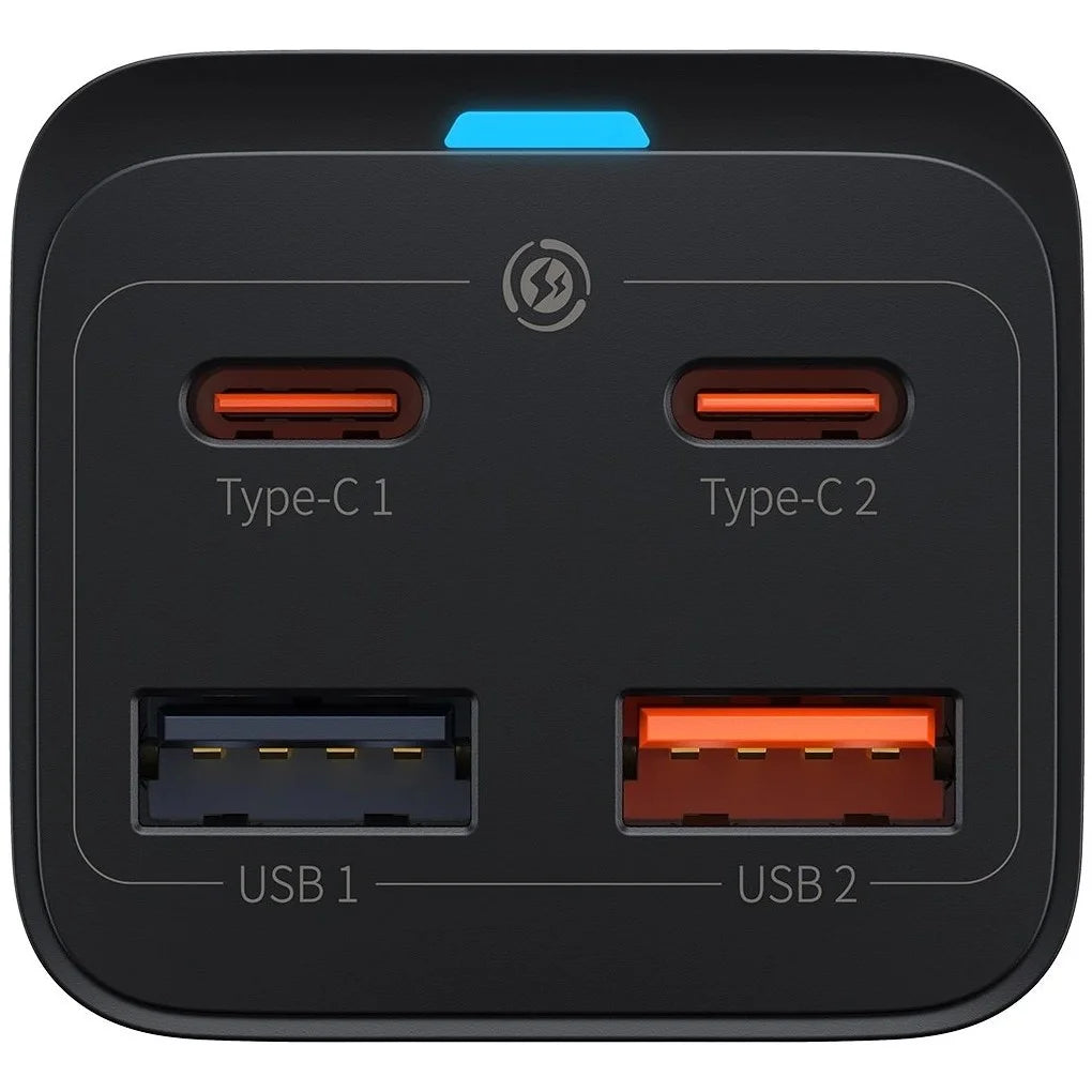 Baseus GaN3 Pro Desktop Fast Charger 2C+2U 65W CN Black(Include?Baseus Xiaobai series fast charging Cable Type-C to Type-C 100W(20V/5A) 1m