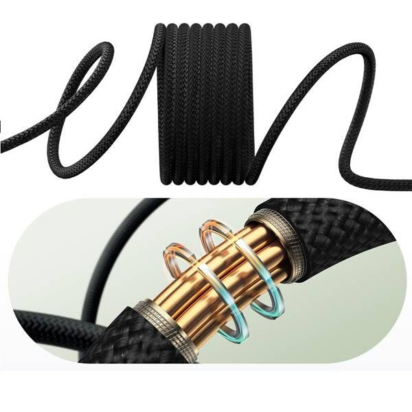 Baseus Tungsten Gold Magnetic Charging Cable USB-C to USB-C 100W
