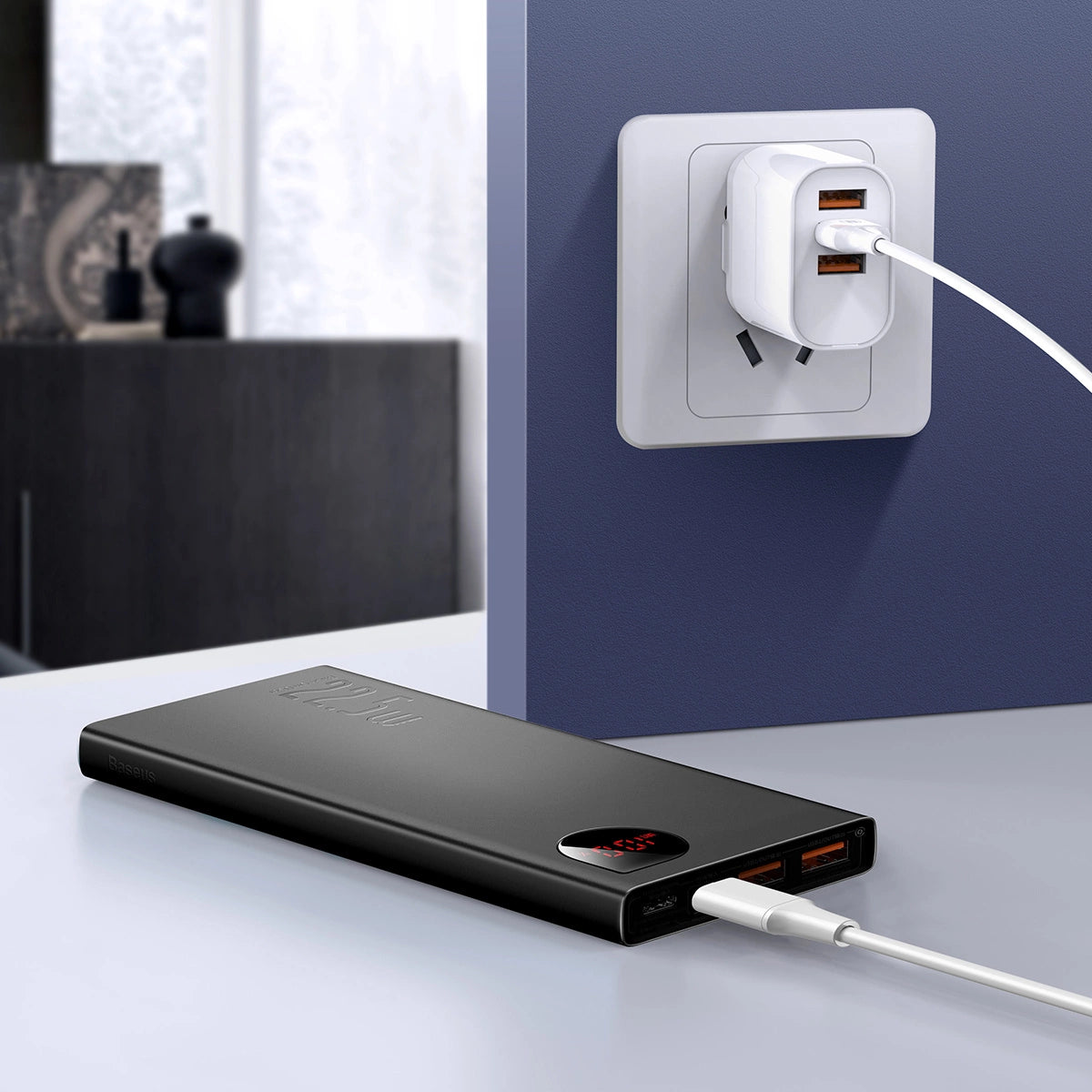 Baseus Adaman Metal Digital Display Quick Charge Power Bank 10000mAh 22.5W（2021 Editon）