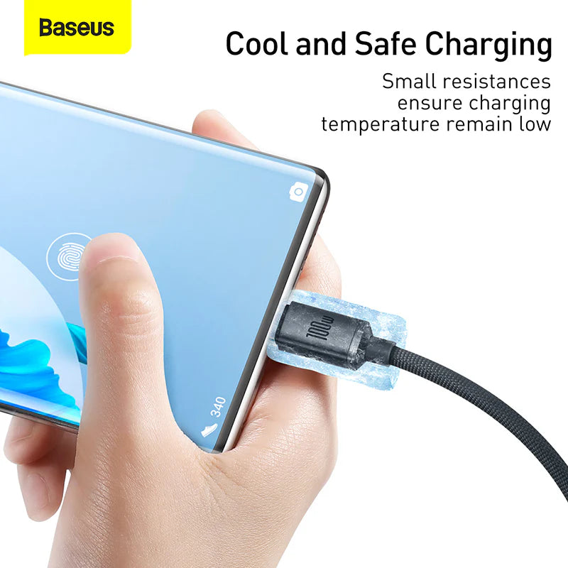 Baseus Crystal Shine Series Fast Charging Data Cable USB to Type-C 100W