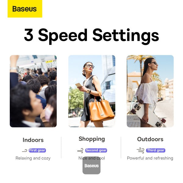 Baseus Flyer Turbine Handheld Fan High Capacity