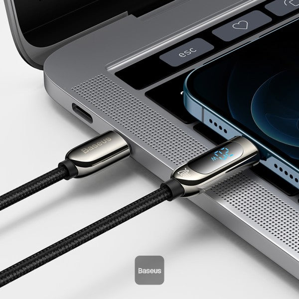 Baseus Display Fast Charging Data Cable Type-C to  IP 20W