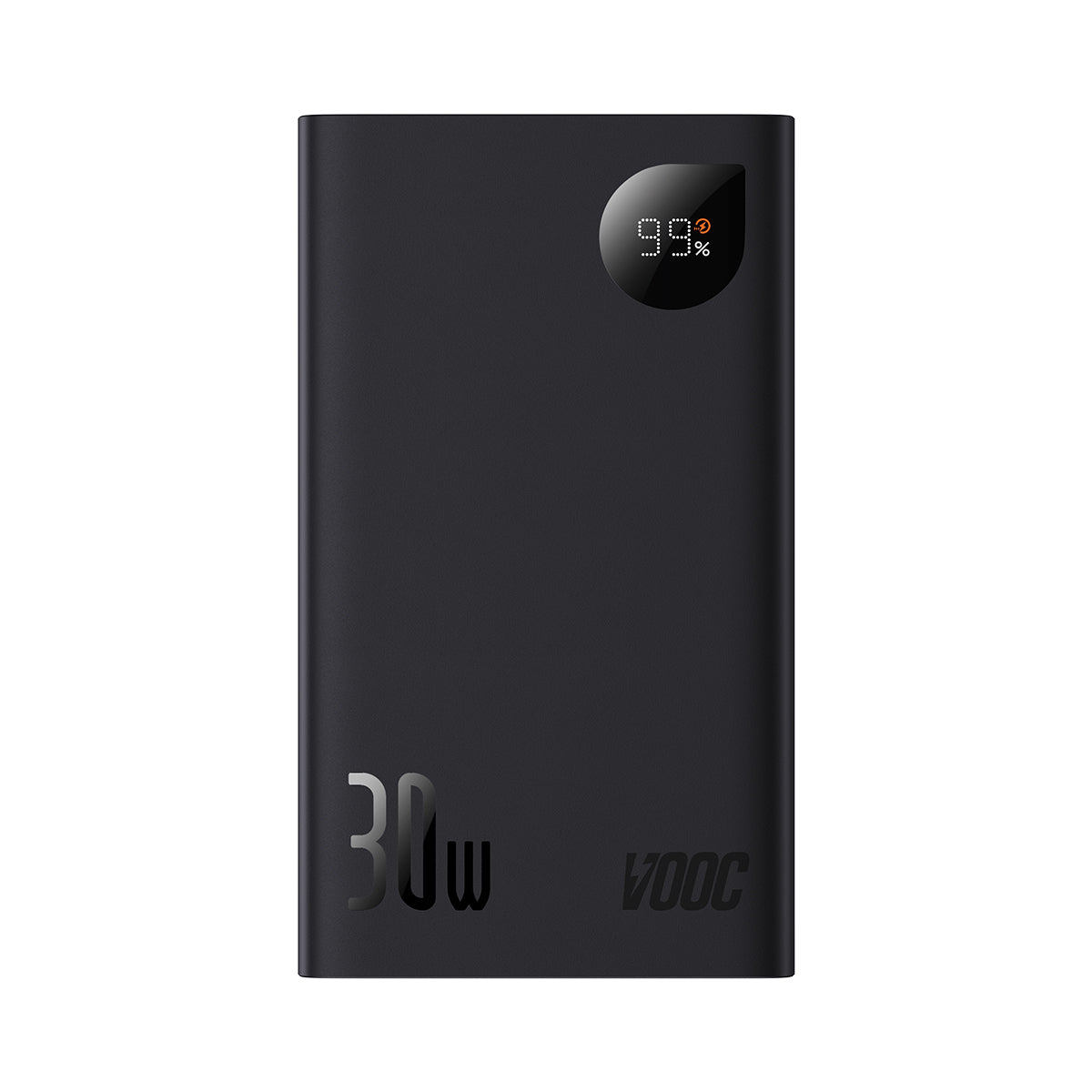 Baseus Adaman2 Digital Display Fast Charge Power Bank 20000mAh 30W （VOOC Edition)（ With Simple Series Charging Cable USB to Type-C 3A 0.3m Black）