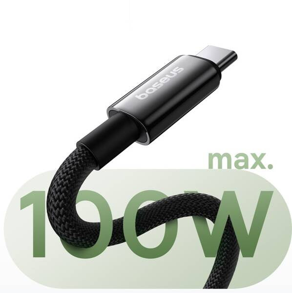 Baseus Tungsten Gold Magnetic Charging Cable USB-C to USB-C 100W