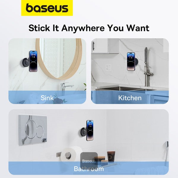 Baseus MagPro Foldable Magnetic Phone Holder 360° Rotatable Adjustable Arm Wall-Mounted Stand