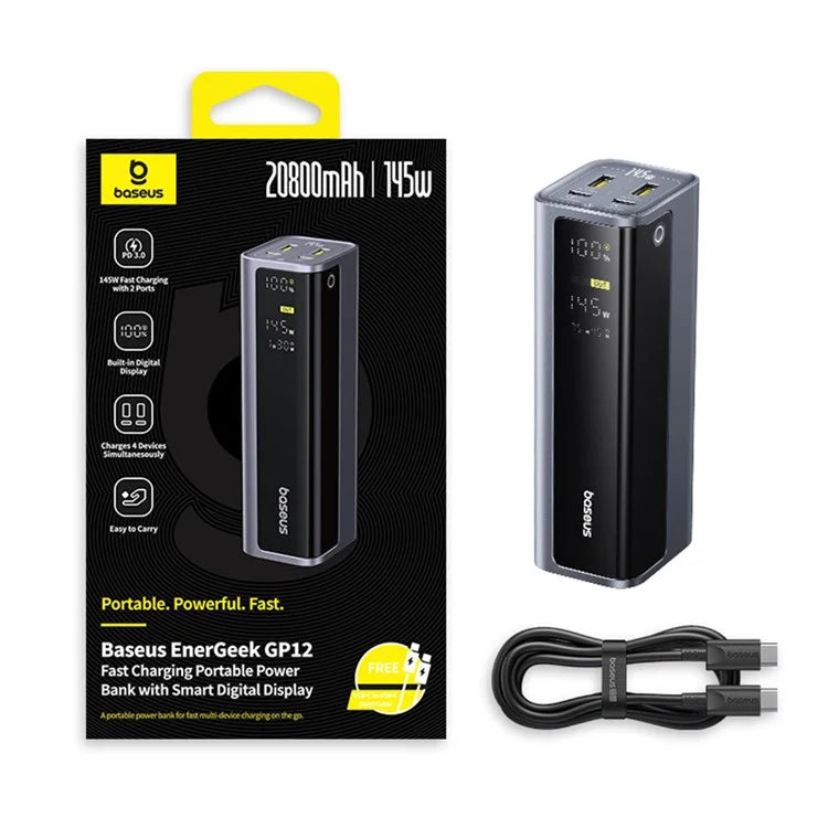 Baseus EnerGeek GP12 Fast Charging Portable Powerbank 20800mAh 145W