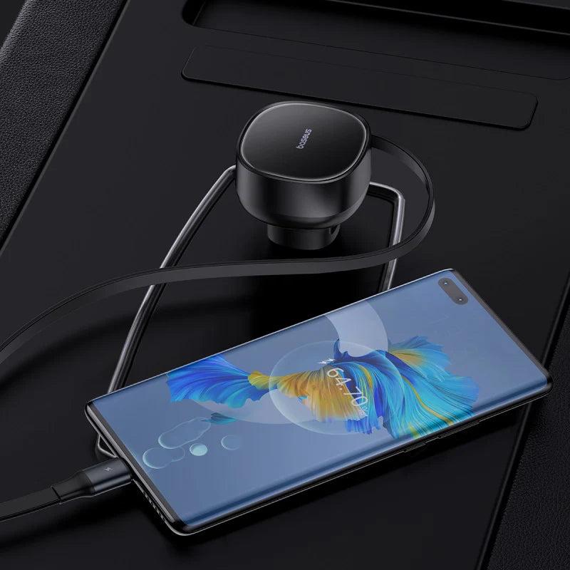 Baseus Enjoyment Pro Retractable USB-C Car Charger 60W