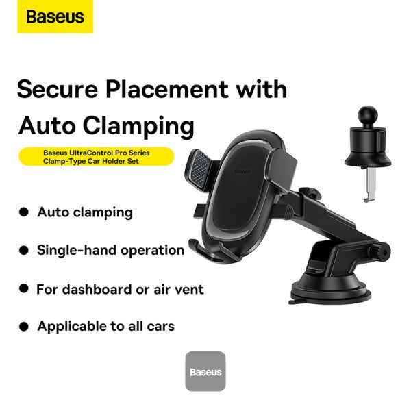 Baseus UltraControl Pro Series Clamp-Type Car Holder Set