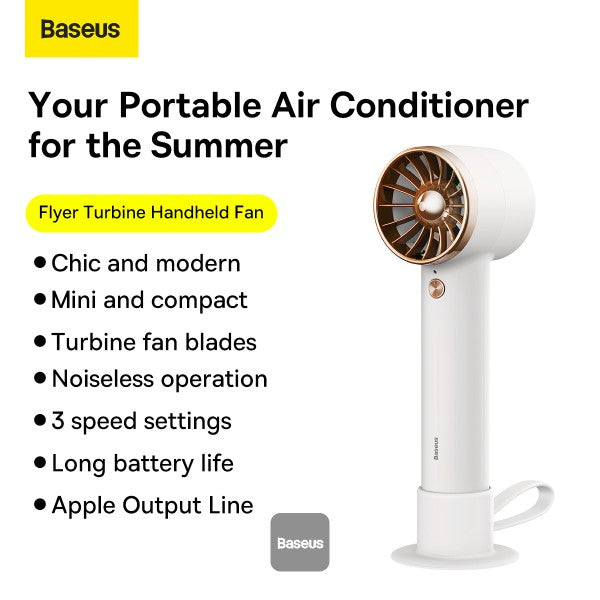 Baseus Flyer Turbine Handheld Fan High Capacity