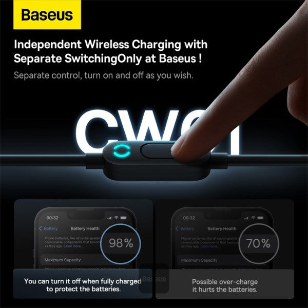 Baseus CW01 Magnetic Wireless Charging Car Mount 40W