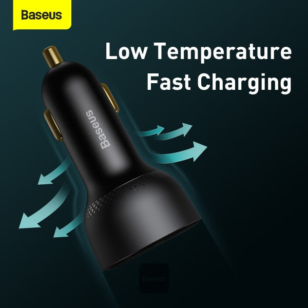Baseus Superme Digital Display PPS Dual Quick Charger Car Charger