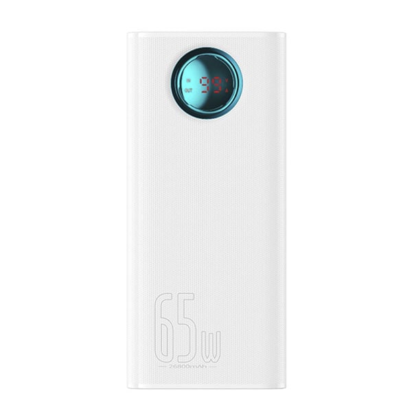 Baseus Amblight Digital Display Fast Charge Power Bank 26800mAh  (Baseus Xiaobai Series Fast Charging Cable Type-C to Type-C 1m）