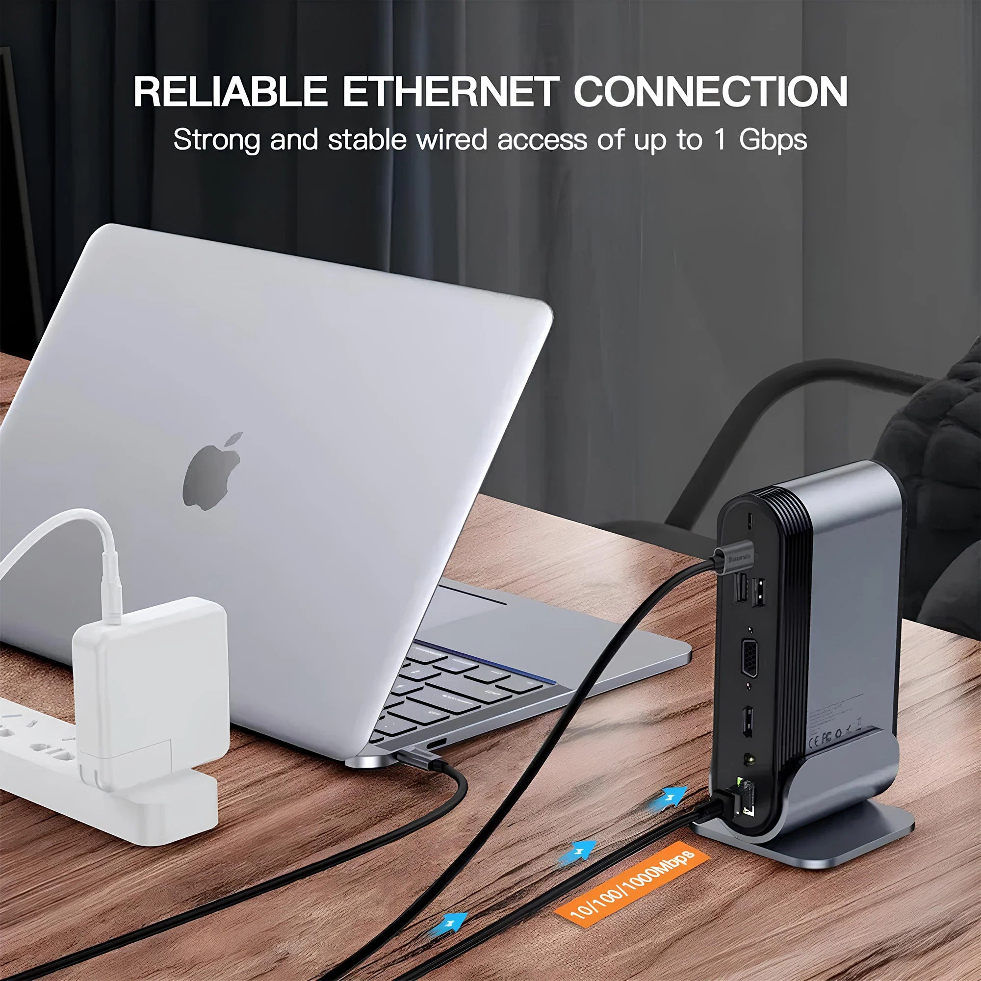 Baseus Working Station Multifunctional Type-C HUB Adapter（CN+UK+EU)
