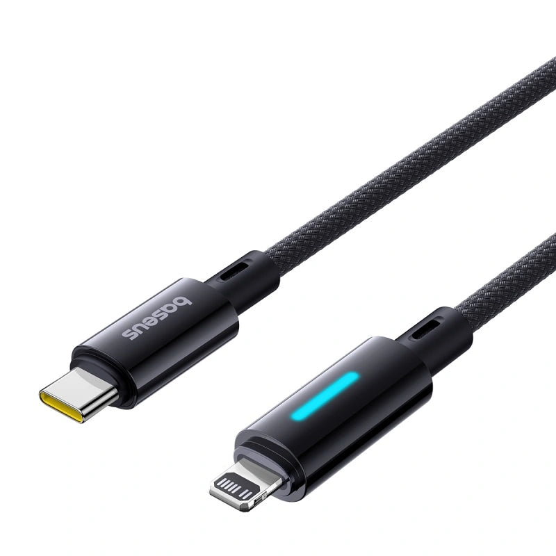 Baseus Lit Button-Control Fast Charging Data Cable USB-C to iP 20W