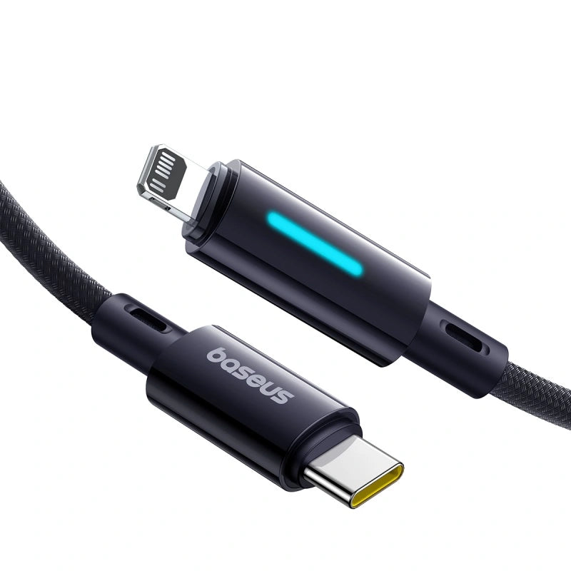 Baseus Lit Button-Control Fast Charging Data Cable USB-C to iP 20W