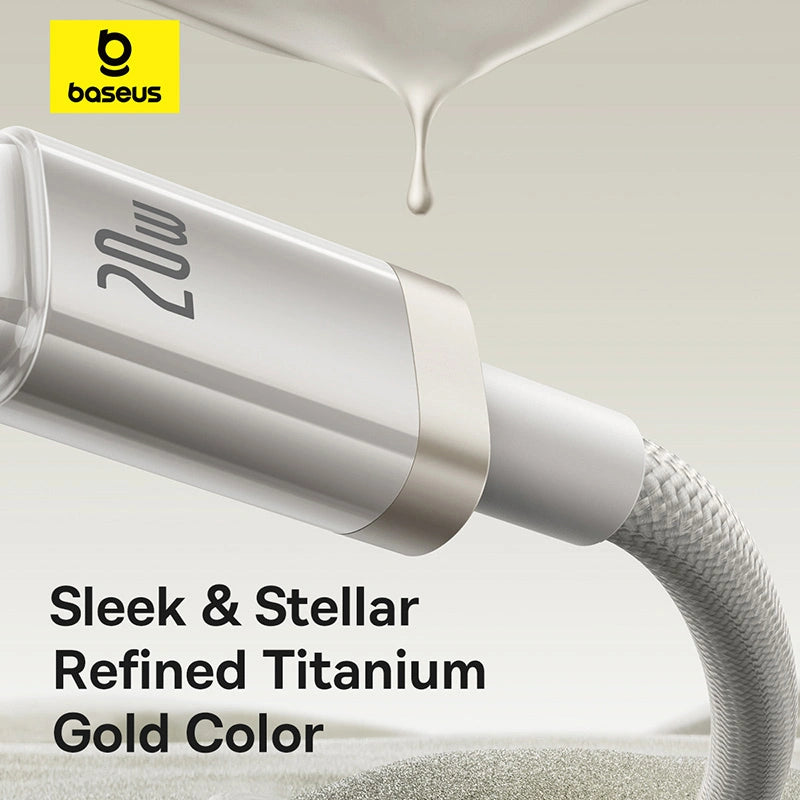 Baseus Titanium Alloy Fast Charging Cable Type-C to iP 20W