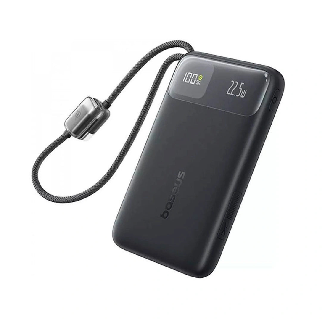 Baseus EnerFill FC11 Digital Display Power Bank with Dual Built-in Cables 10000mAh 22.5W