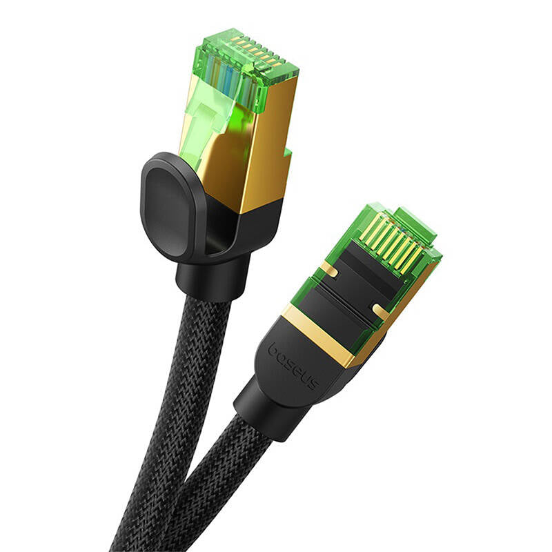 Baseus High Speed CAT8 40Gigabit Ethernet Cable (Braided Cable) Cluster Black
