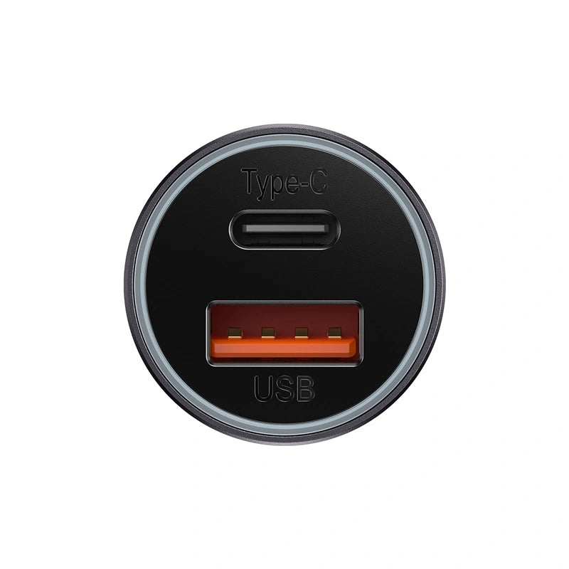 Baseus Golden Contactor Max Dual Fast Charger Car Charger U+C 60W