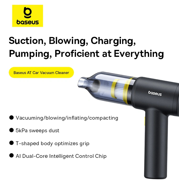 Baseus AT Car Vacuum Cleaner (5000pa)