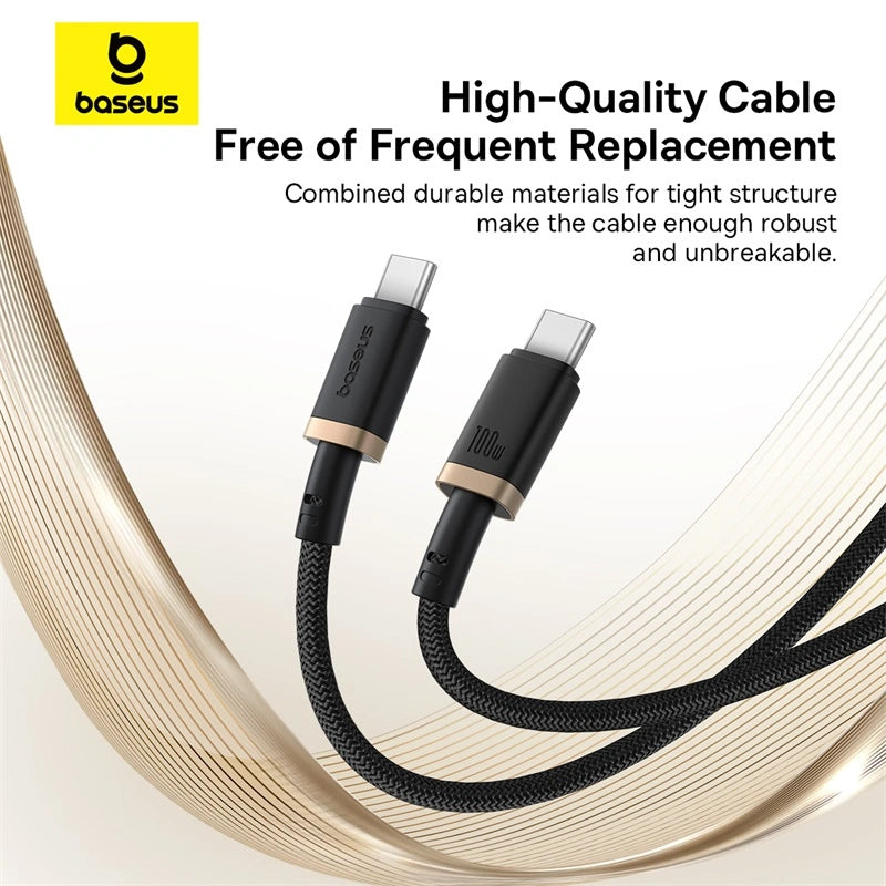Baseus Dura Series Fast Charging Cable Type-C to Type-C 100w