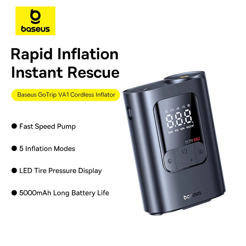 Baseus GoTrip VA1 Super Mini Wireless Inflator 19-Cylinder